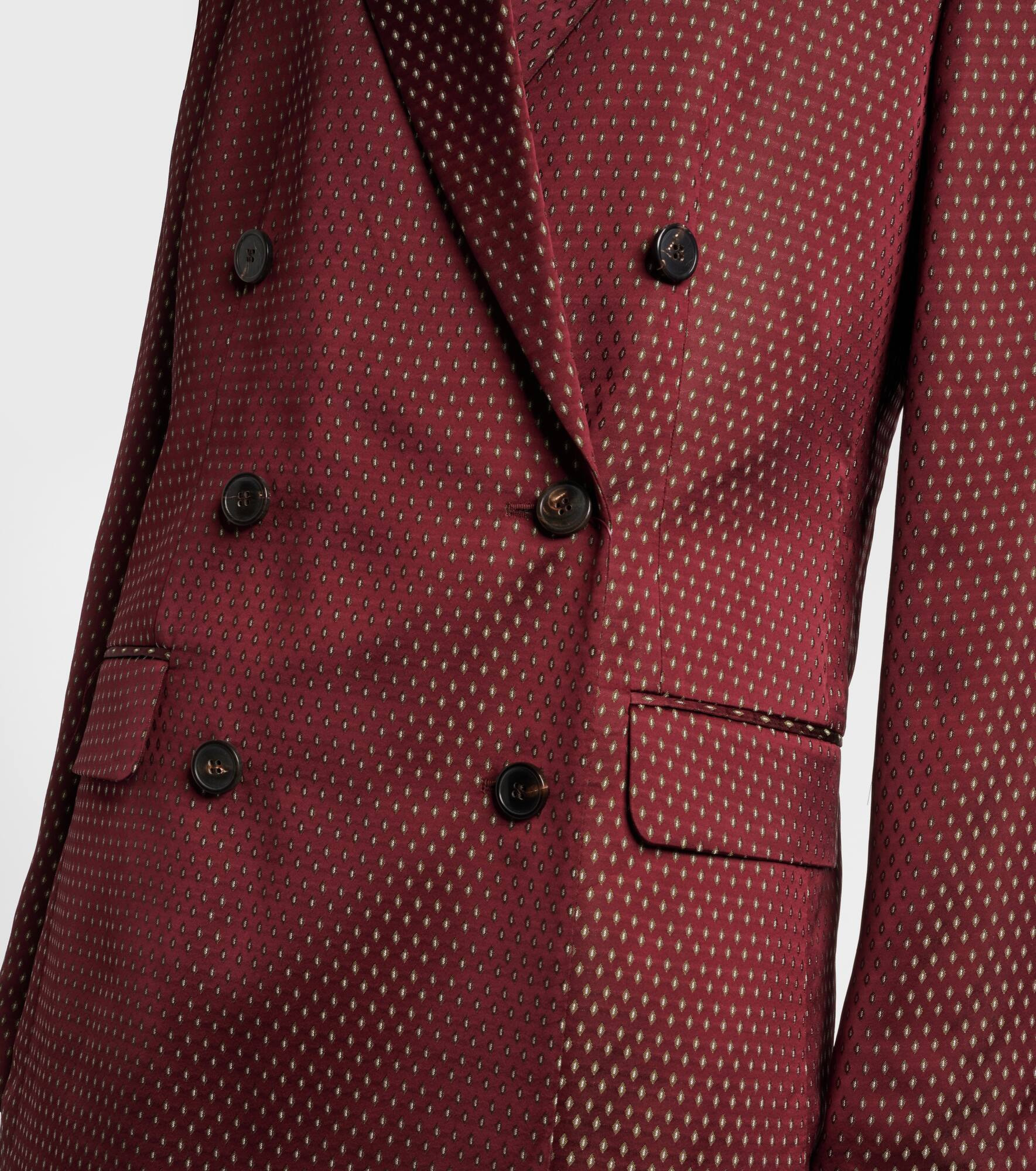 Polka-dot double-breasted blazer - 6