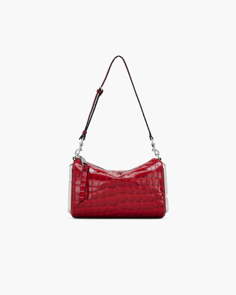 THE GLOSSY CROC SNAPSHOT SHOULDER BAG 1