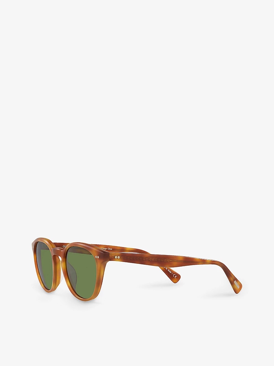 OV5454SU Desmon Sun round-frame tortoiseshell acetate sunglasses - 3