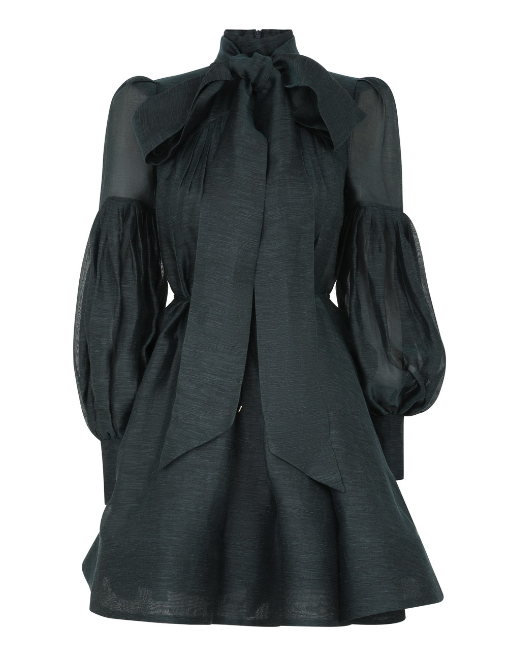 【Zimmermann】PAVILION TIE NECK MINI DRESS タイネック ミニ Pavilion Tie Neck Mini Dress ZIMMERMANN Verde | Grifo210