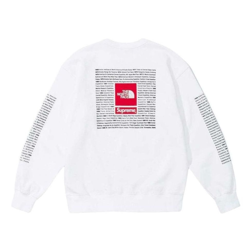 Supreme x The North Face Crewneck 'White Red' SUP-SS24-049 - 2