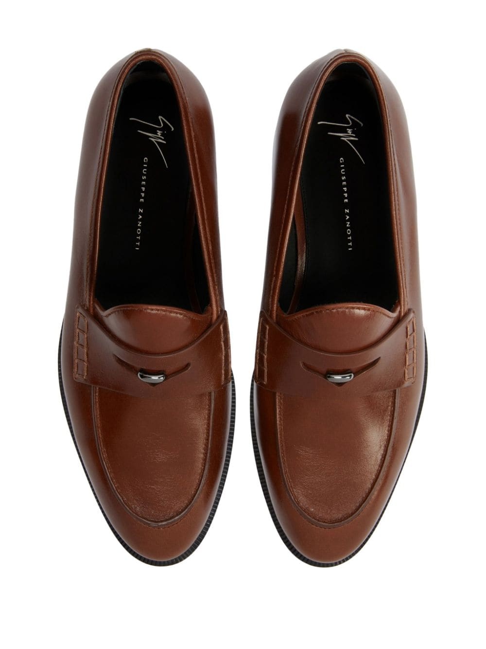 Archiel penny-slot leather loafers - 4