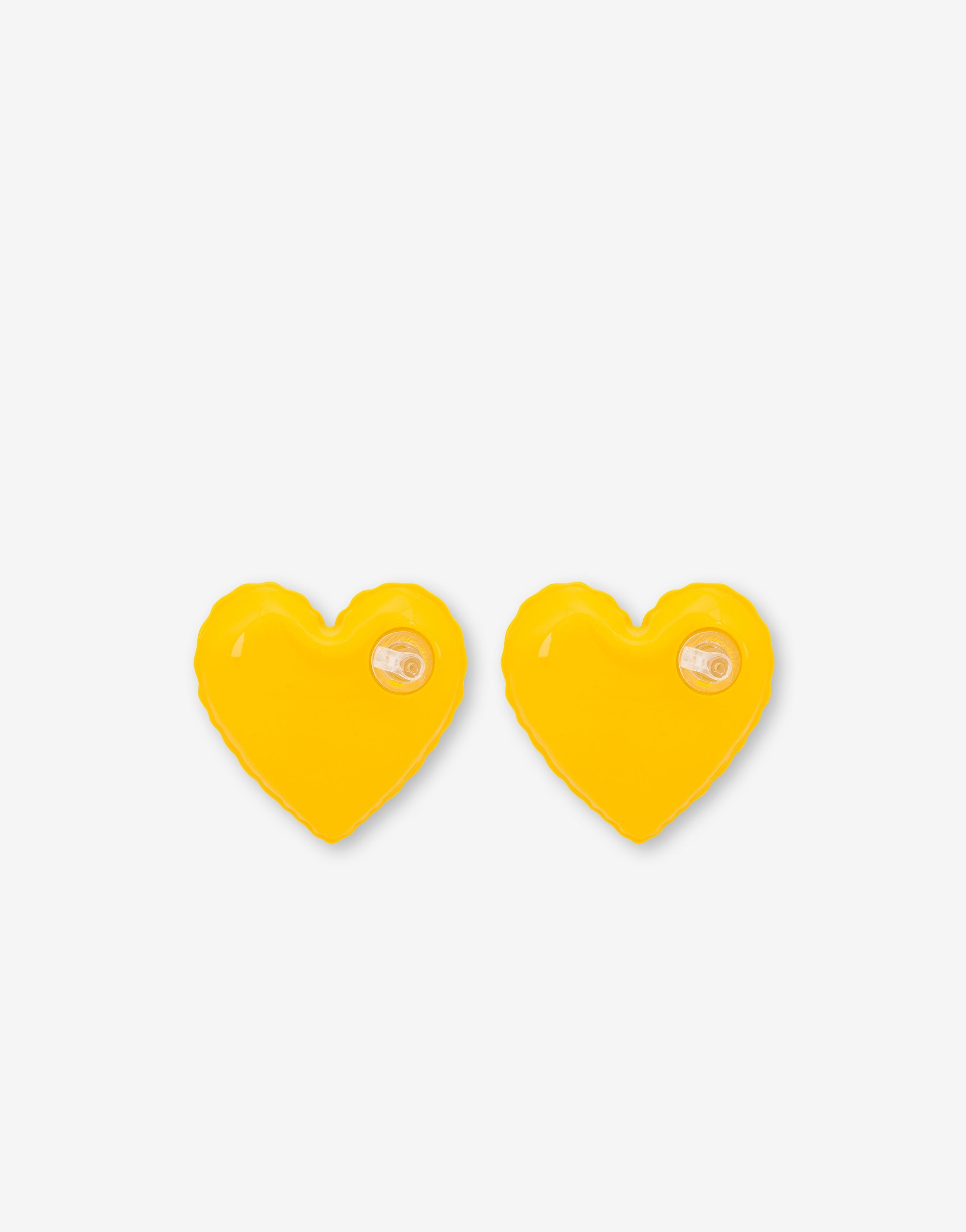 INFLATABLE HEARTS CLIP-ON EARRINGS - 1