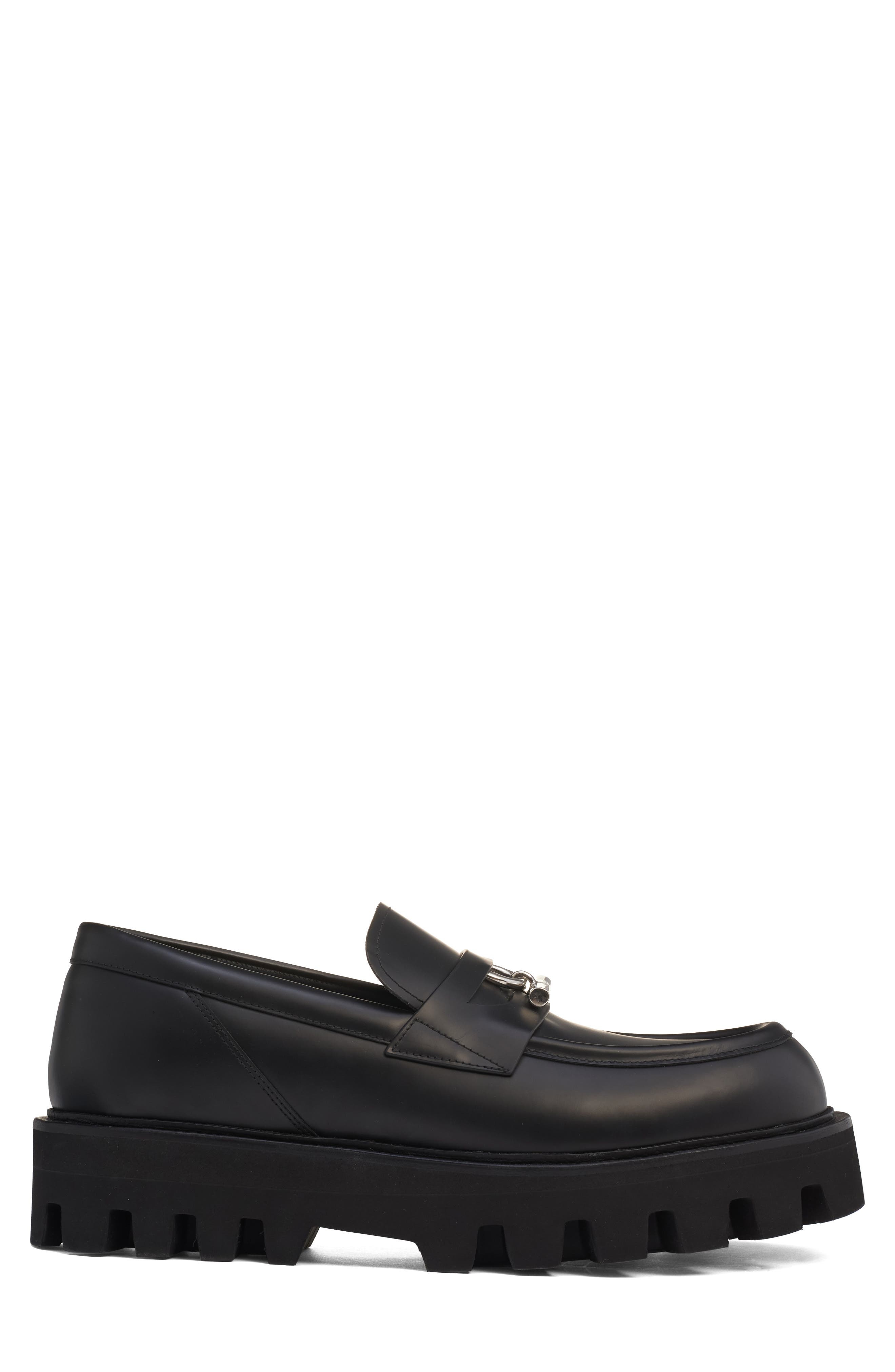 McQueen T-Bar Parachute Loafer in Black/Silver at Nordstrom - 3
