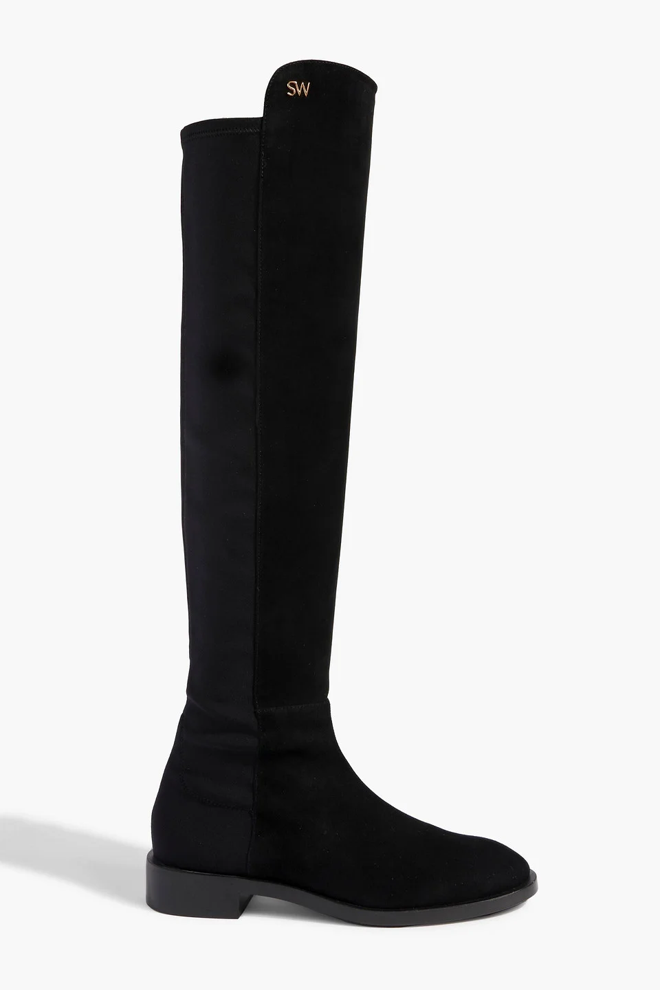 Keelan microstretch and suede over-the-knee boots - 1