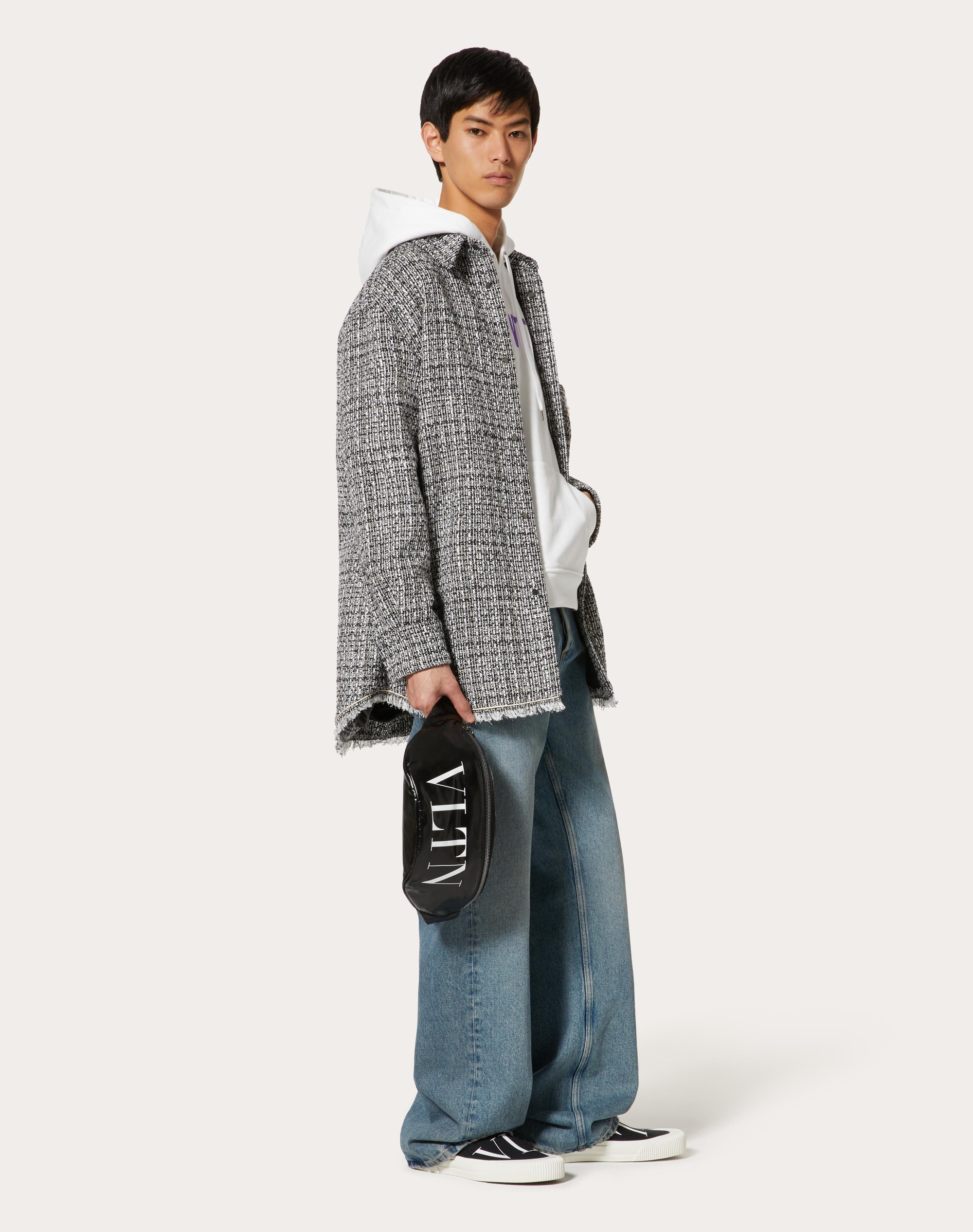 【VALENTINO】VLTN Soft Belt Bag Valentino VLTN SOFT CALFSKIN BELT BAG | REVERSIBLE