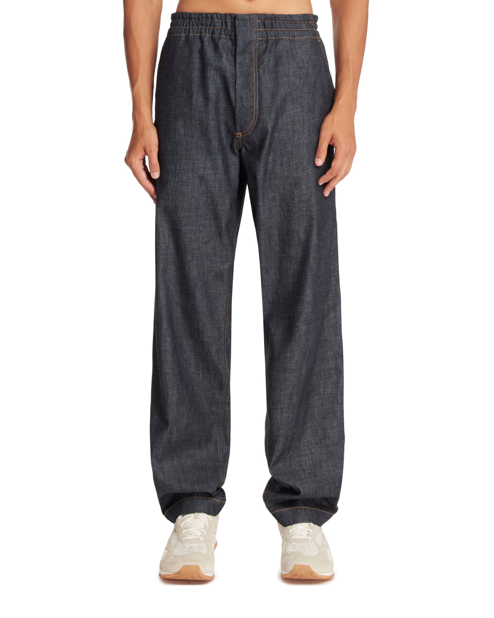 Indigo Straight-Leg Jeans - 1