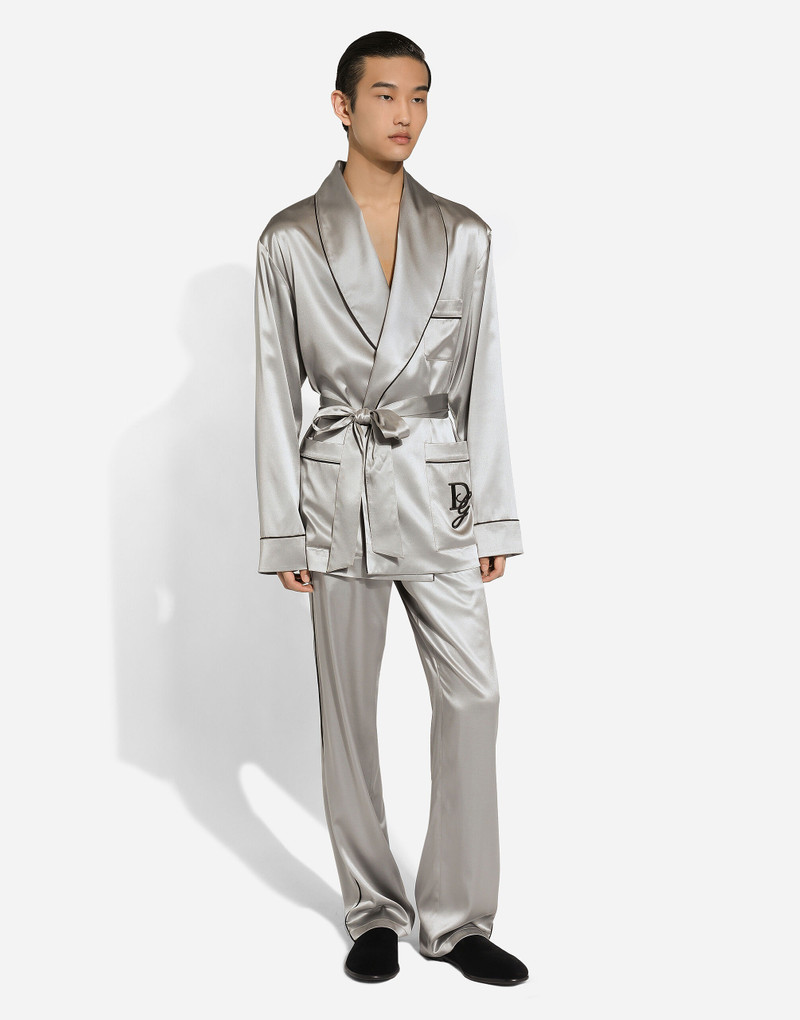 Dolce & Gabbana Silk satin robe outlook
