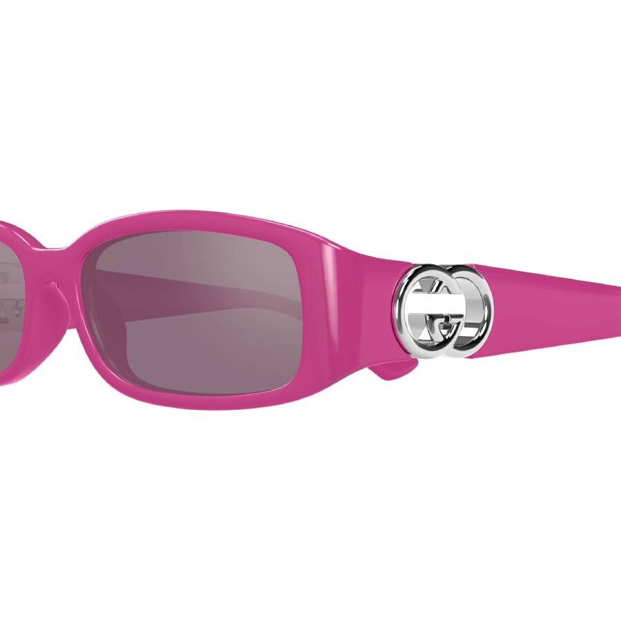 Gucci Pink Rectangular Ladies Sunglasses GG1661S 004 54 - 3