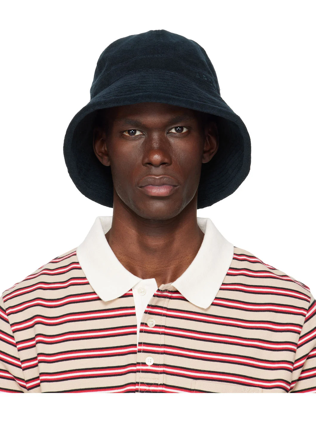 Navy 'Le Bob' Bucket Hat - 1