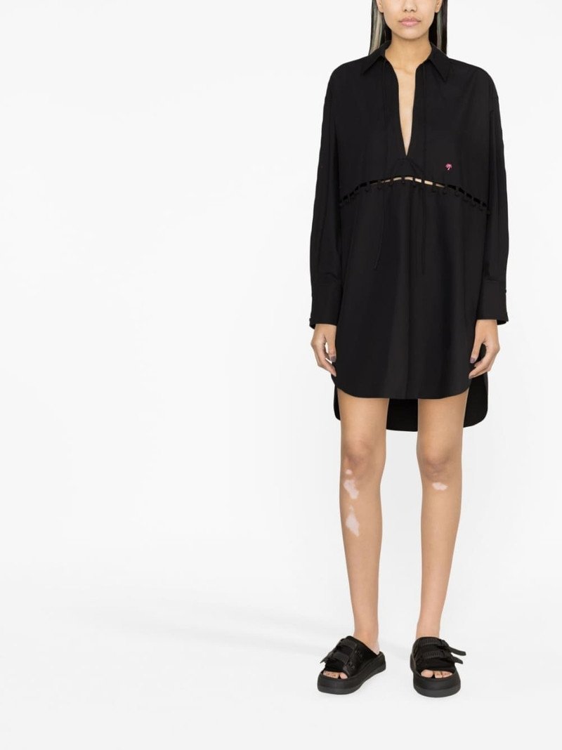 Palm Angels cut-out shirt dress outlook