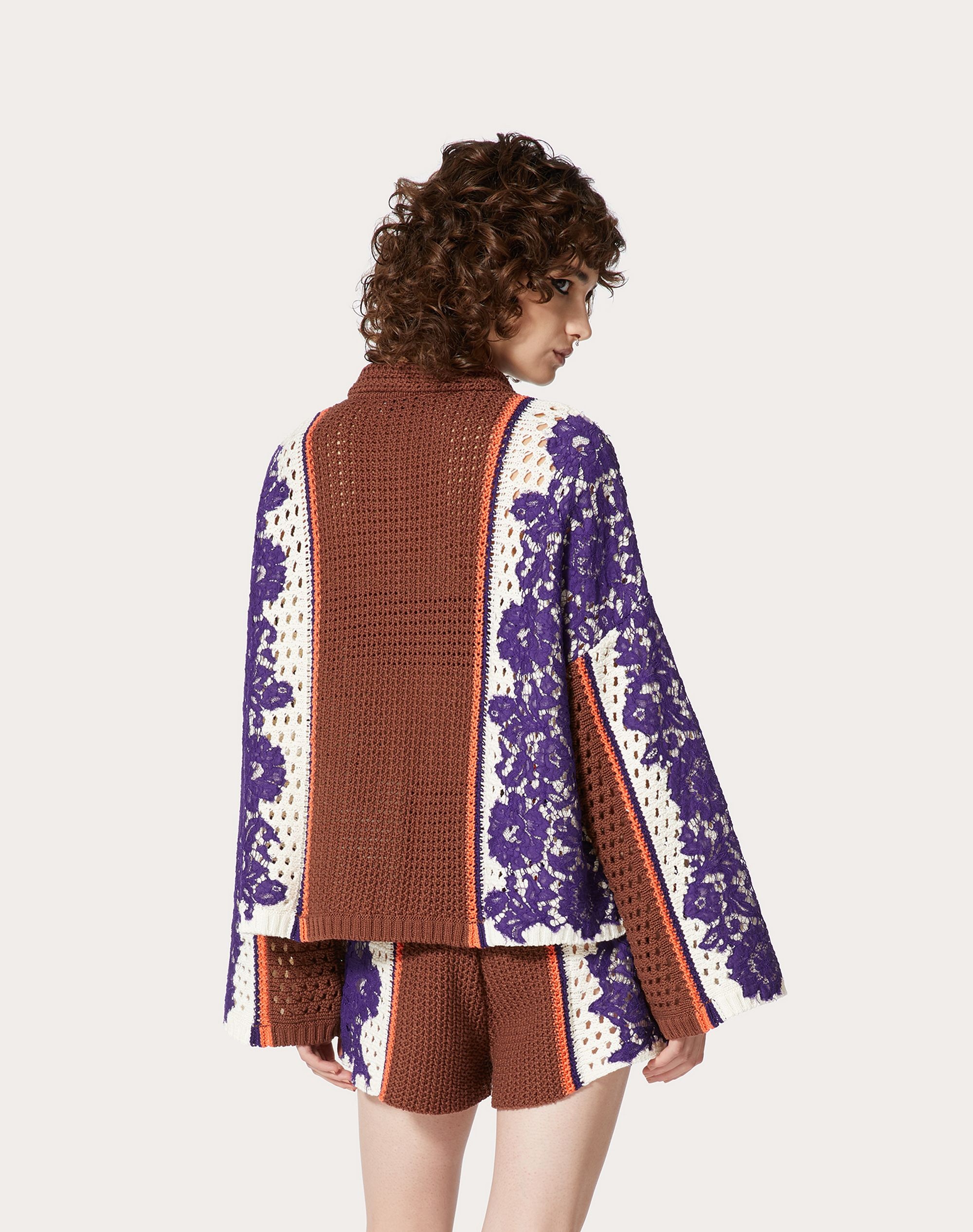 COTTON AND LACE JACKET - 4