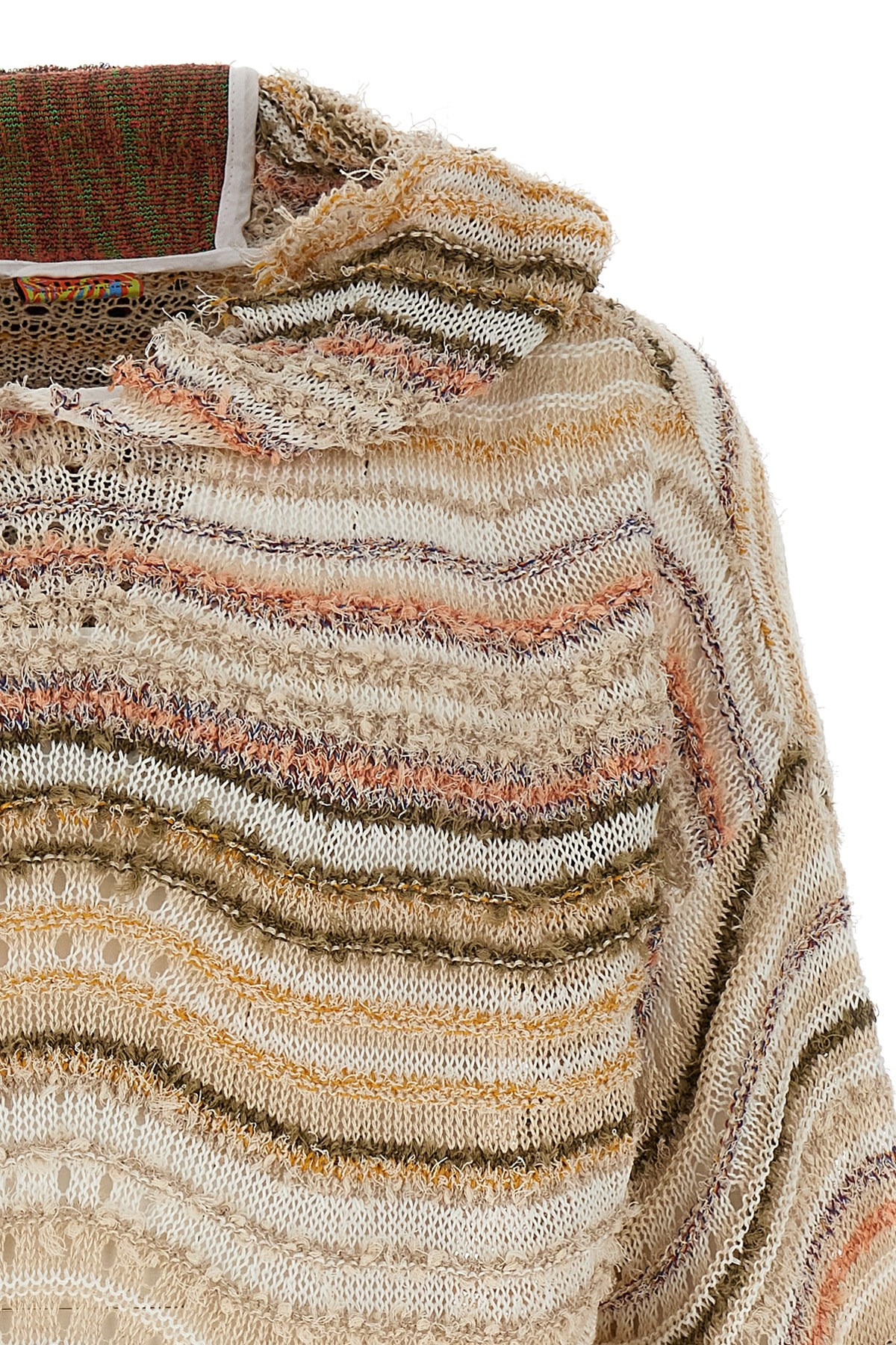 'Peacock Monster' hooded sweater - 3
