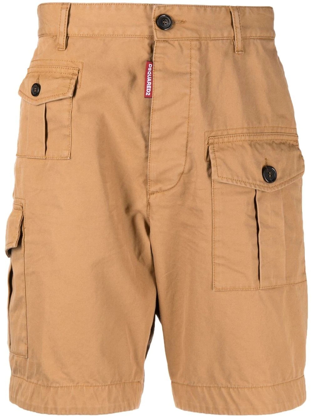 straight-leg cargo shorts - 1