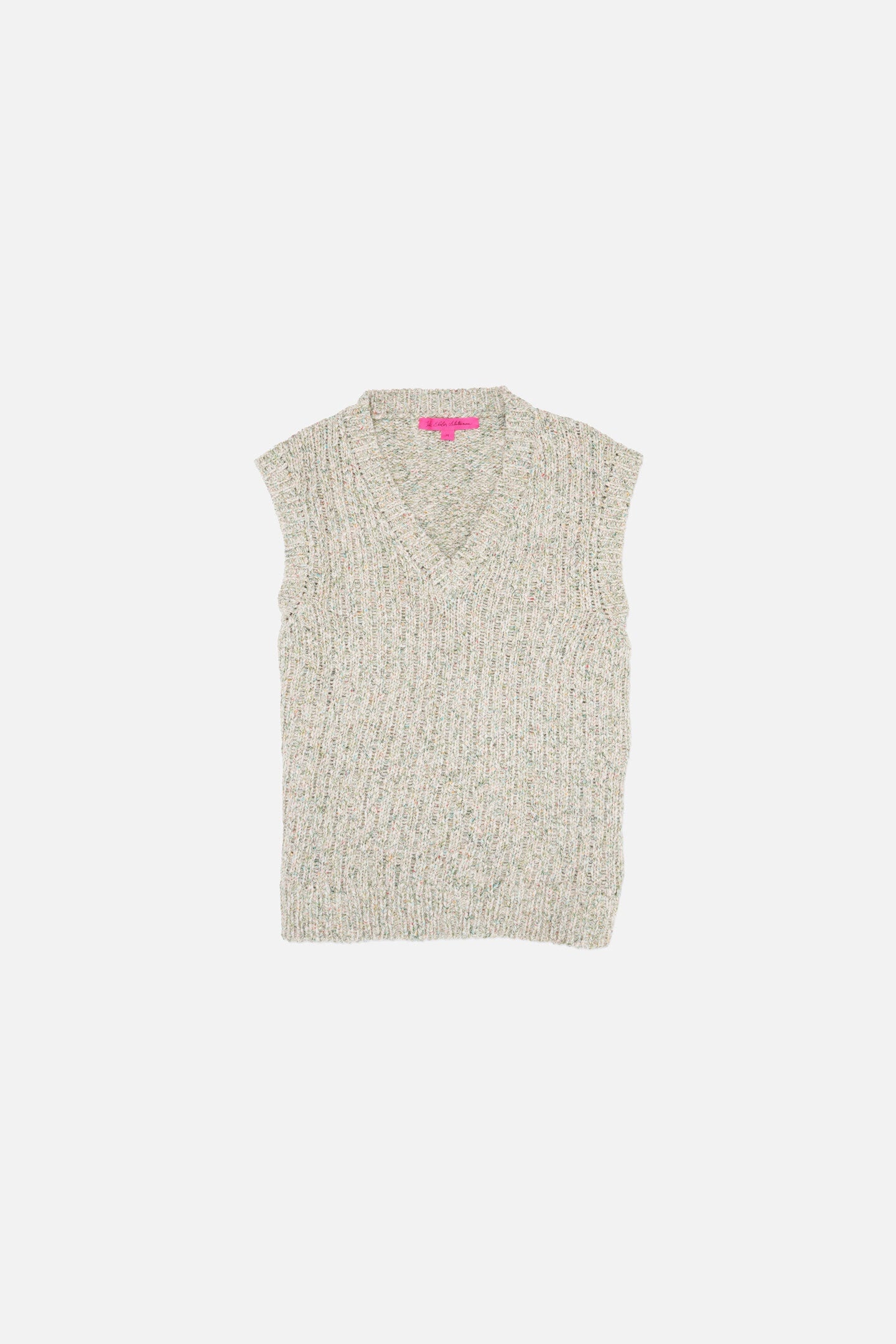 COMO WOMEN'S RELAXED V-NECK VEST - 1