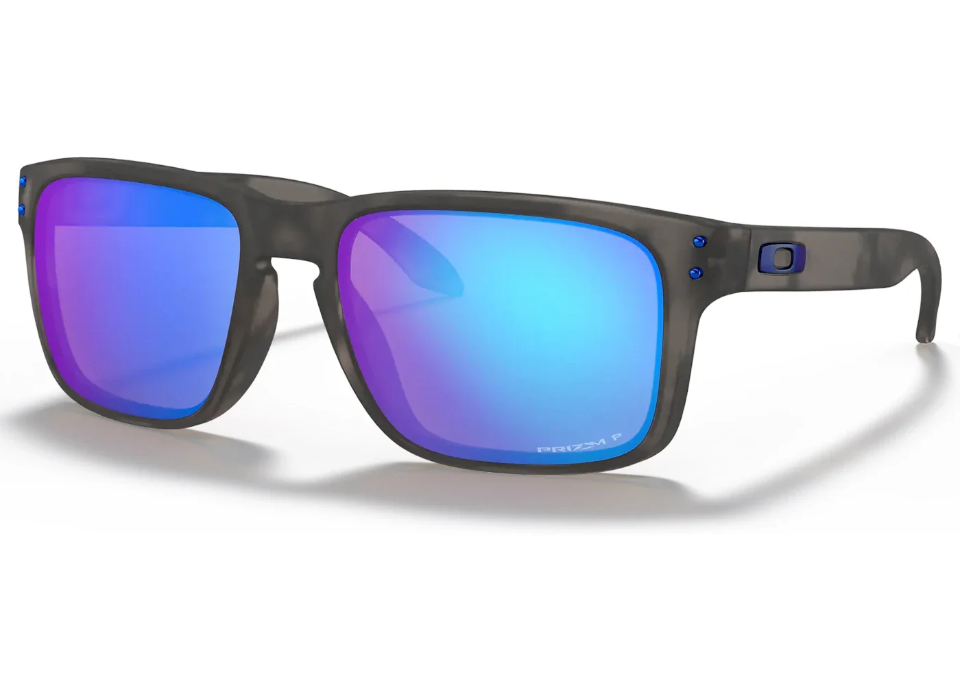 Oakley Holbrook Sunglasses Matte Black Tortoise/Prizm Sapphire Polarized (OO9102-G755) - 1
