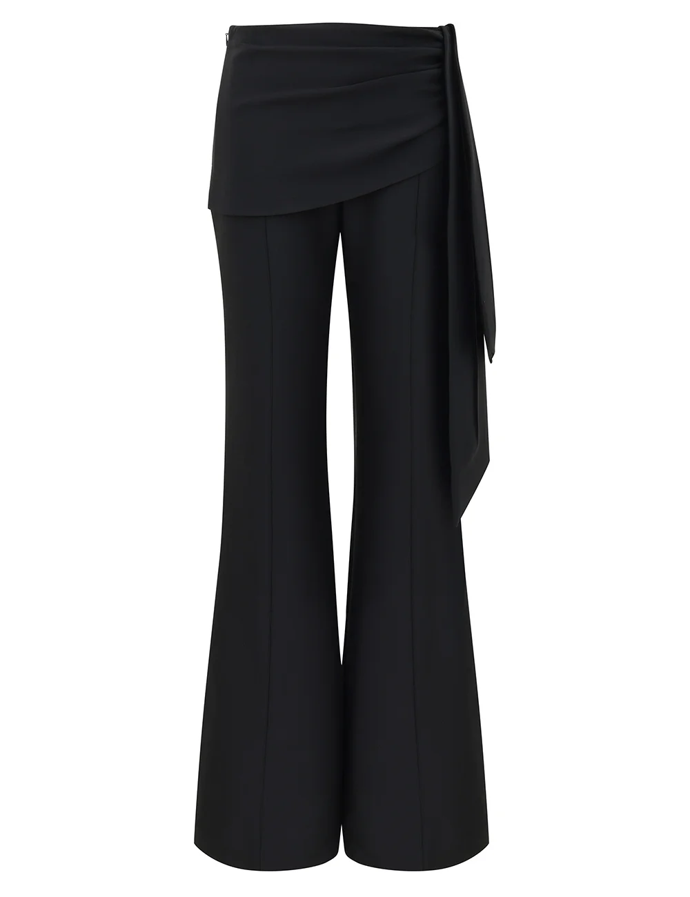 CLASH DRAPED FLARE PANT - 1