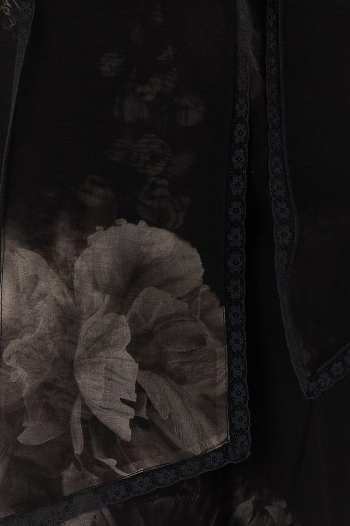 Printed organza Hypnotic blouse - 3