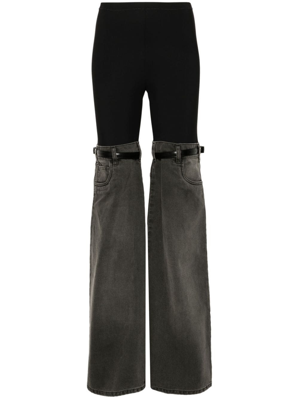 COPERNI Hybrid flared jeans | farfetch | REVERSIBLE