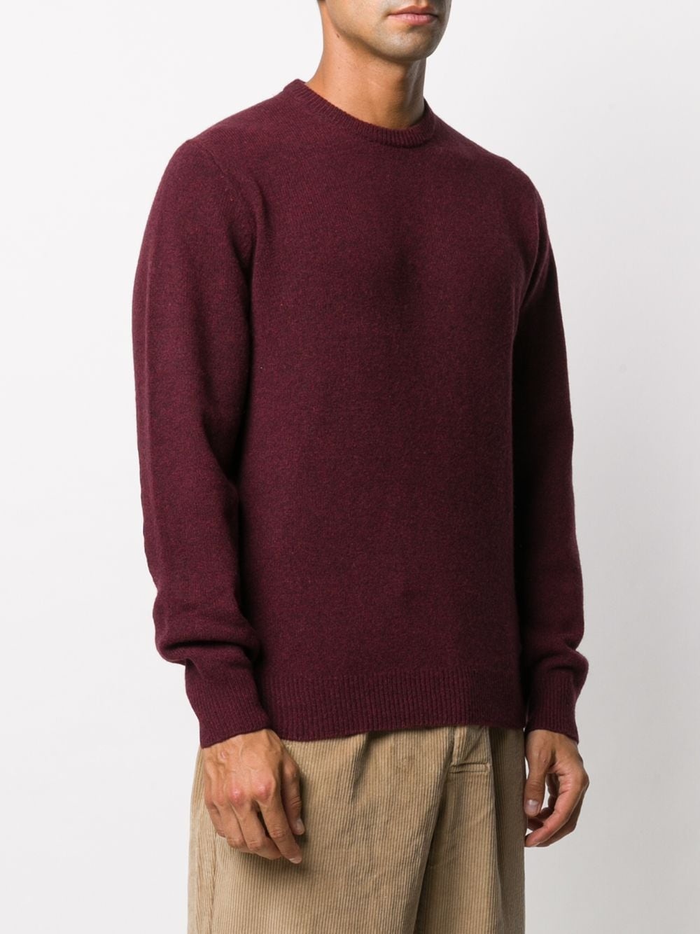 patch crew neck jumper - 3