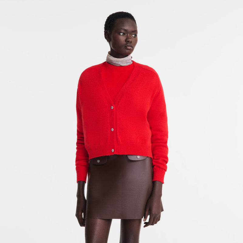 Cardigan Red - Knit 4