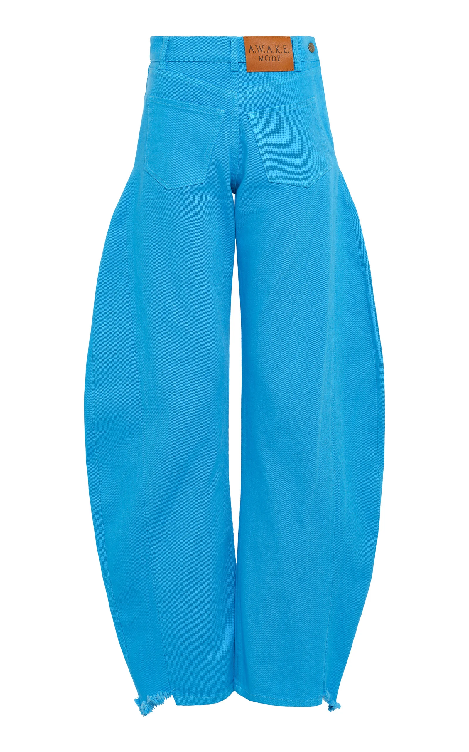 Cotton Mirror Jeans with Side Inserts blue - 1