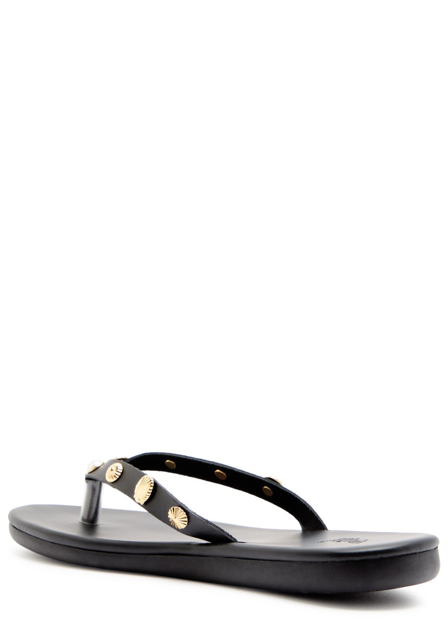 Ancient Greek Sandals Saionara Embellished Leather Sandals - 2
