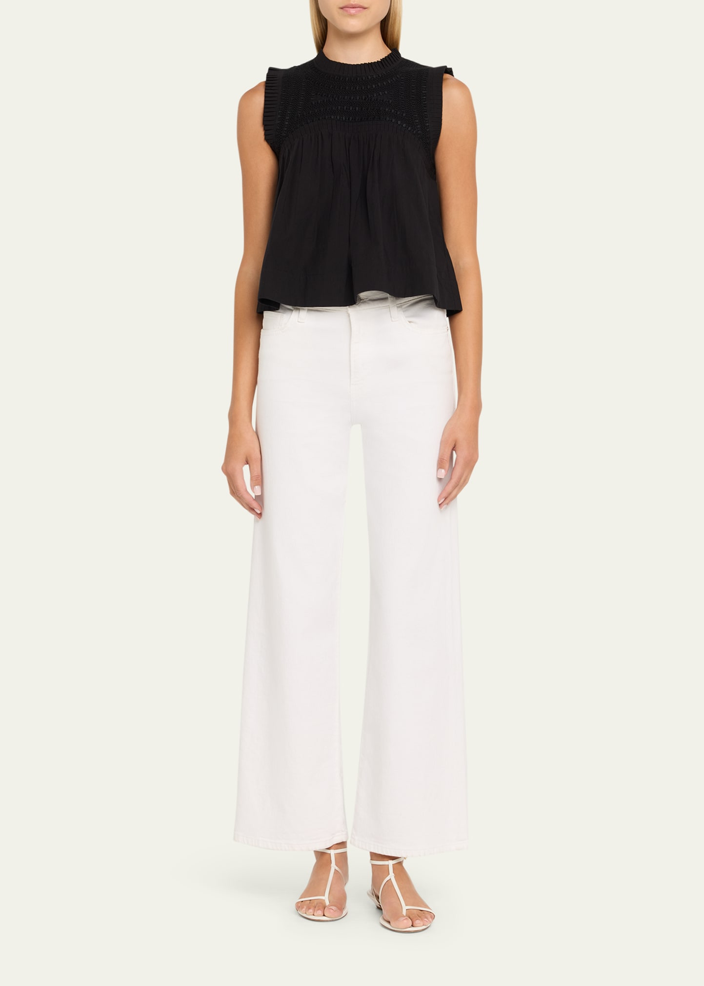 Larissa Embroidered Tank Top - 2