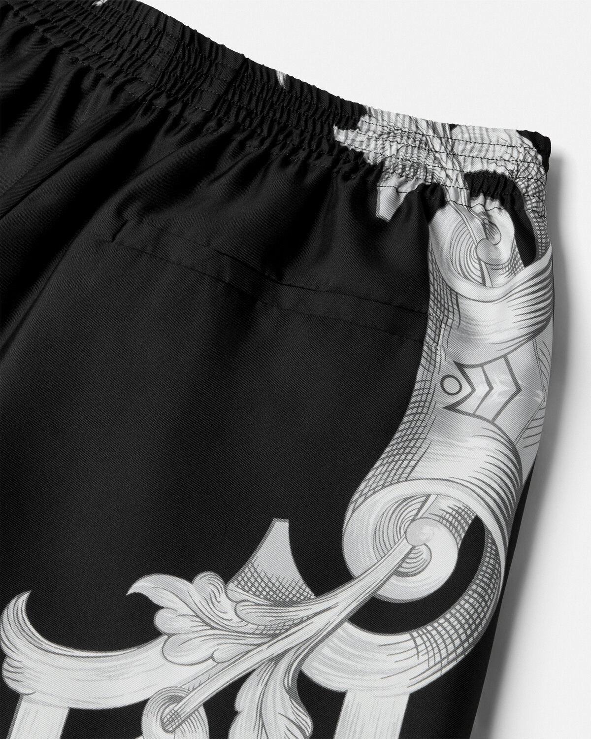 Architectural Baroque Silk Shorts - 4