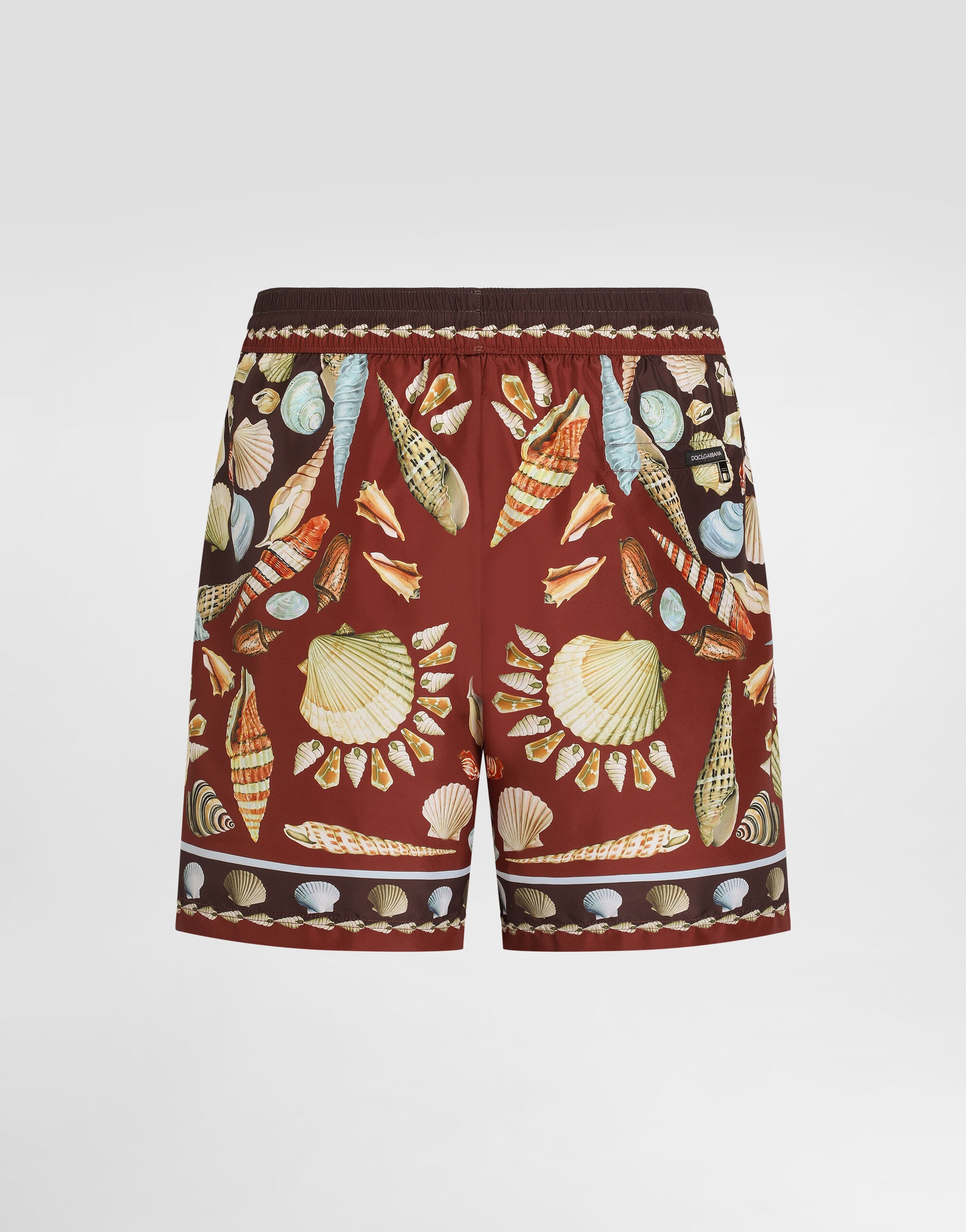 Shell-print medium swim boxer shorts - 3