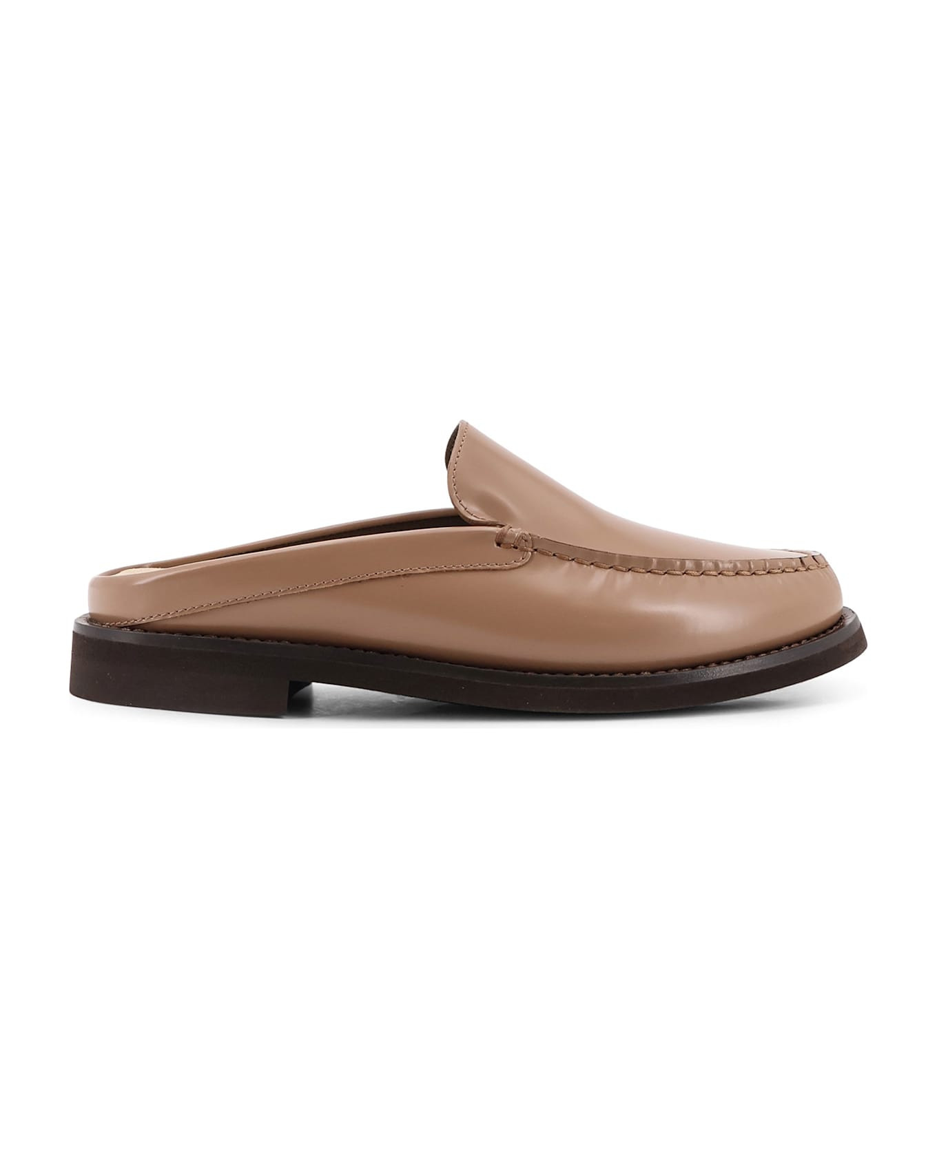 Leather Sabot Loafer - 1