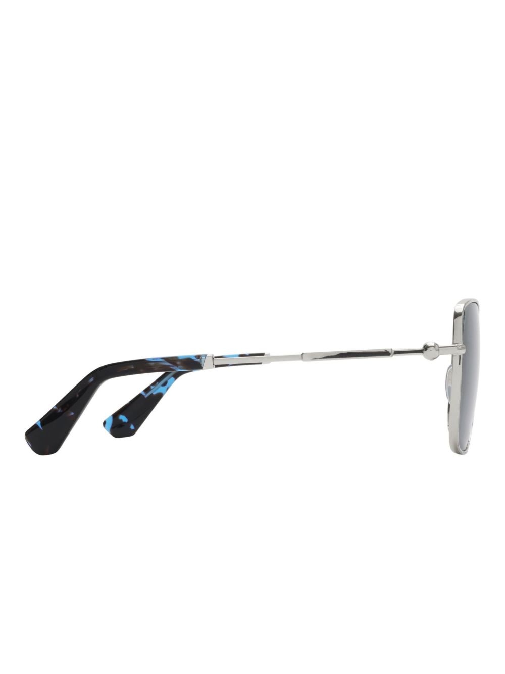 tortoiseshell-tip square-frame sunglasses ​ - 2