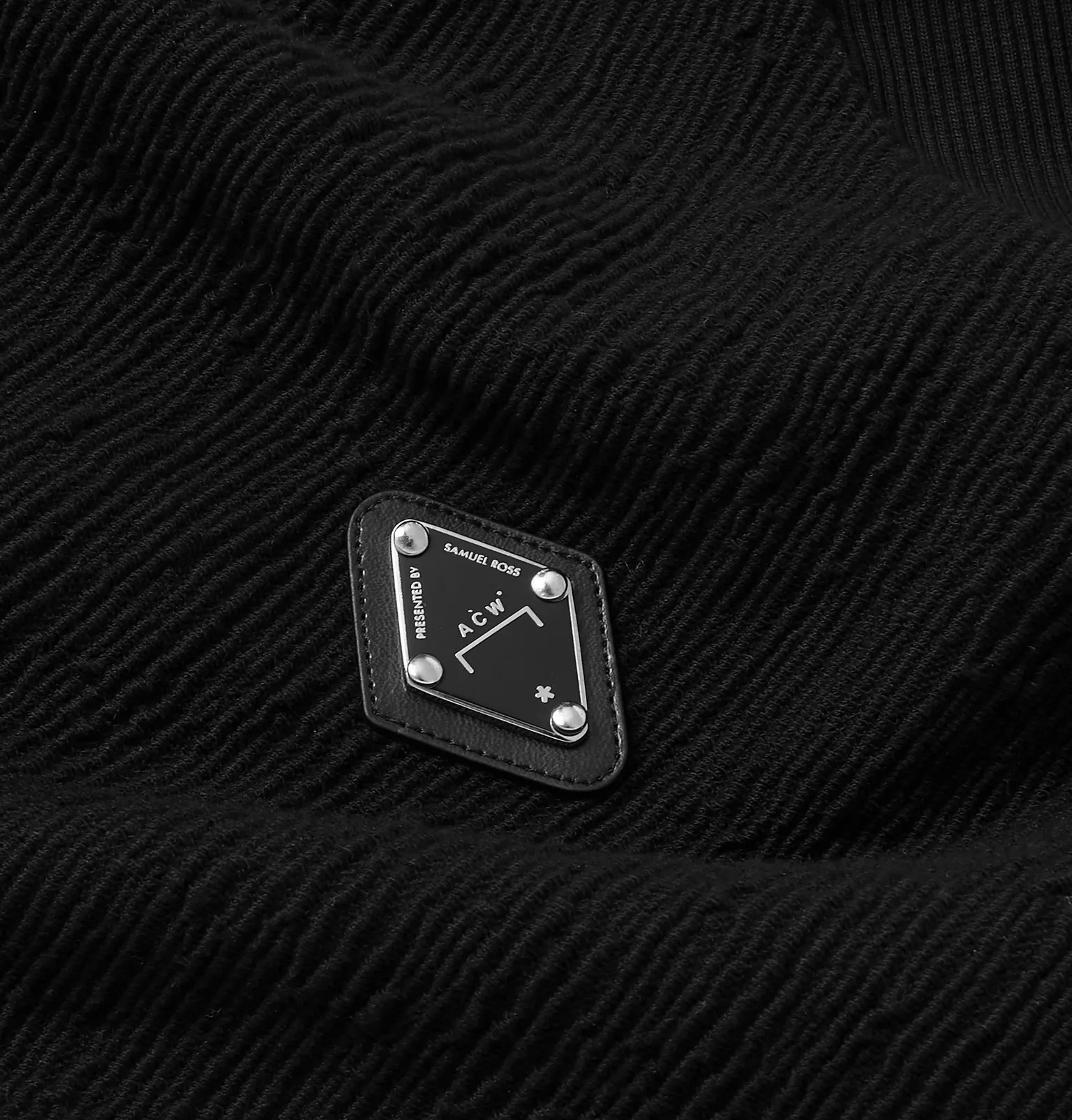 Oversized Textured Cotton-Blend Hoodie - 4