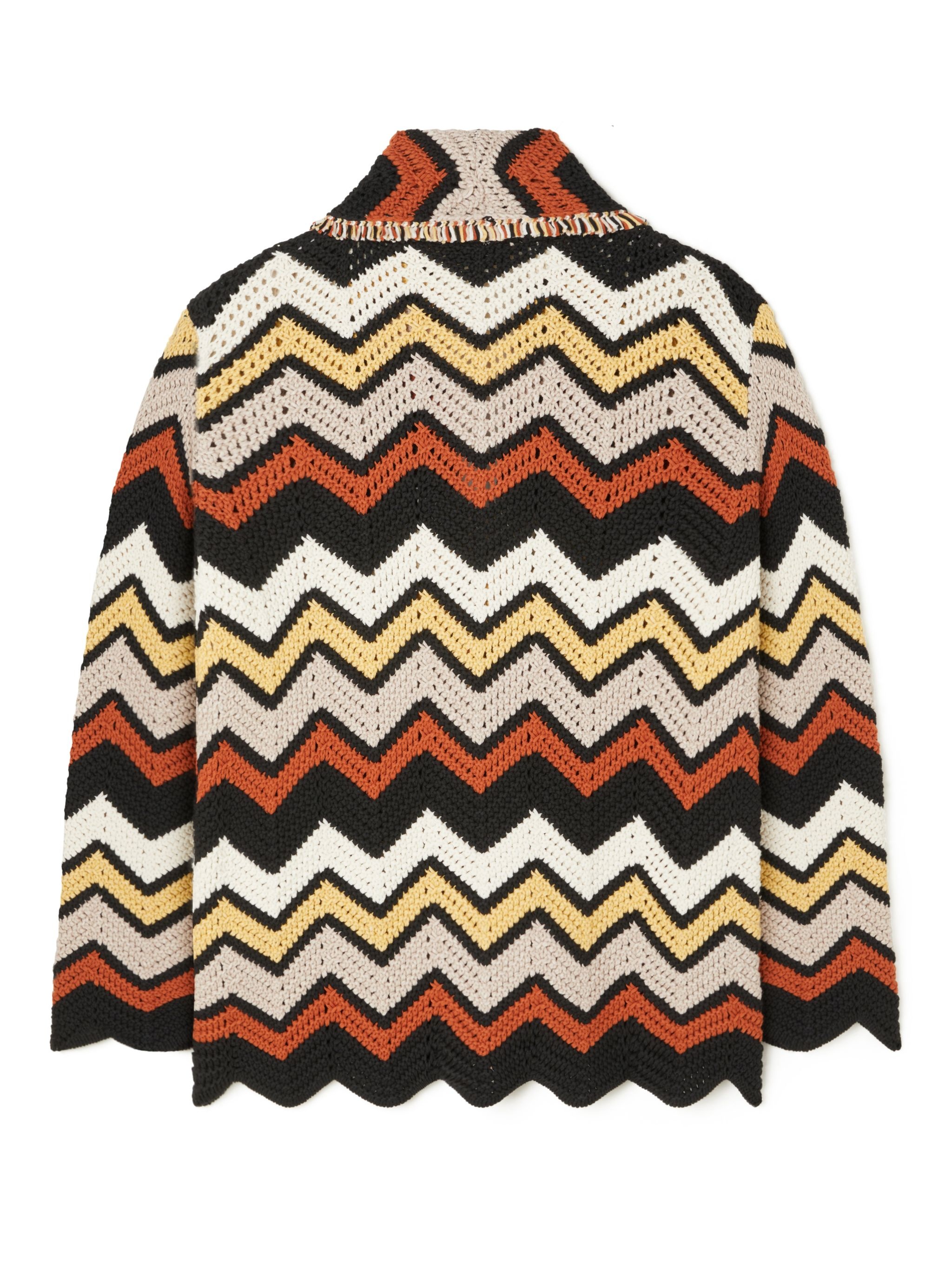 Kaleidoscopic Chevron Cardigan - 3