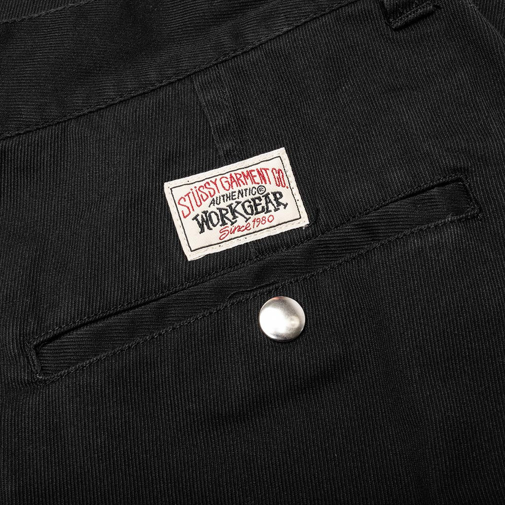 TWILL WORKGEAR TROUSER - BLACK - 4
