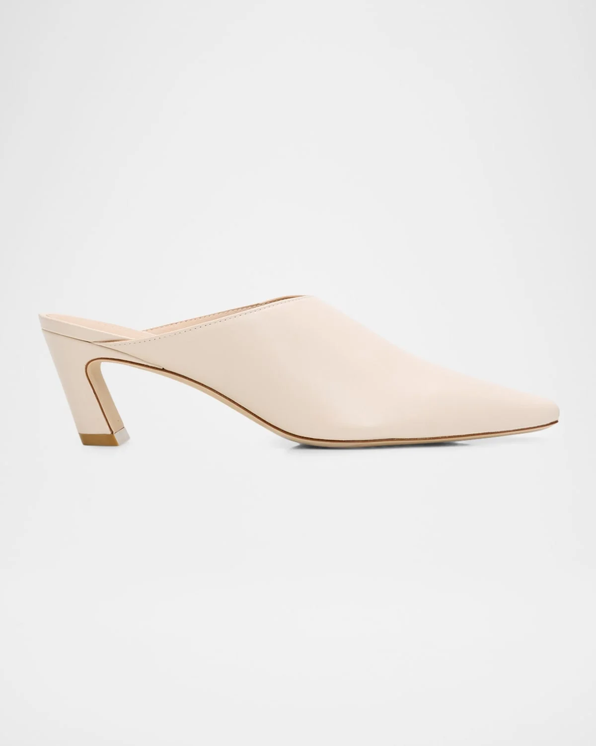 50mm Stassi Leather Mules - 1