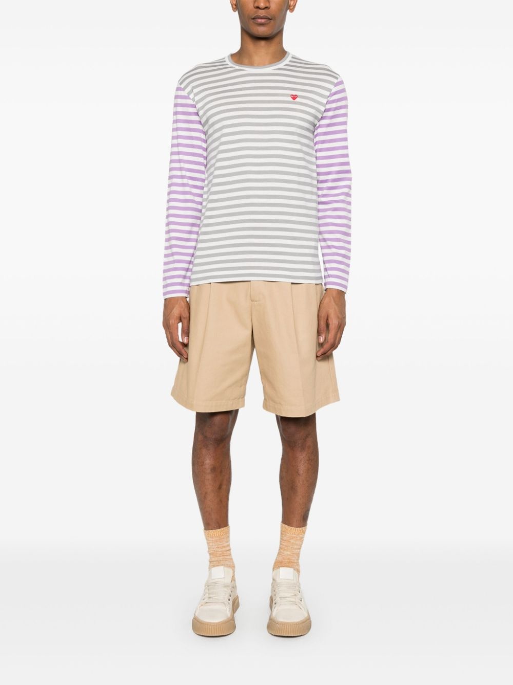 striped T-shirt - 2