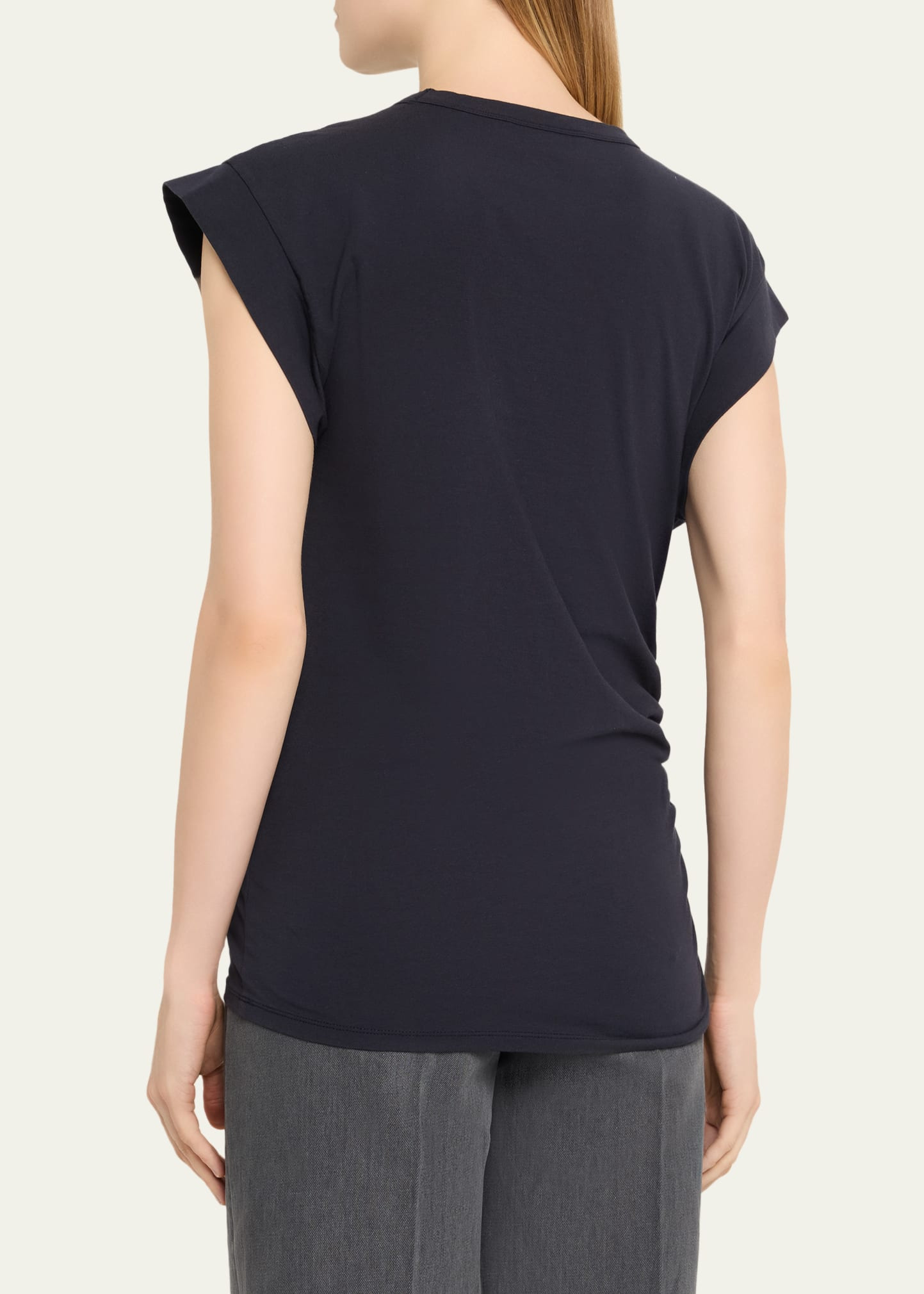 Inaya Asymmetric Jersey Tee - 3