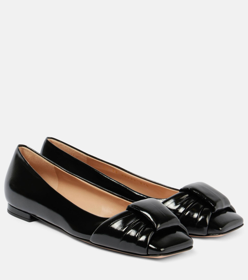 Patent leather ballet flats - 1