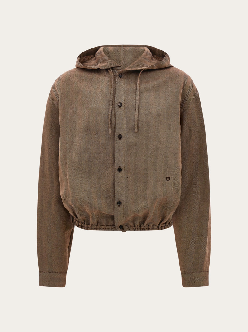 Hooded lightweight blouson 1