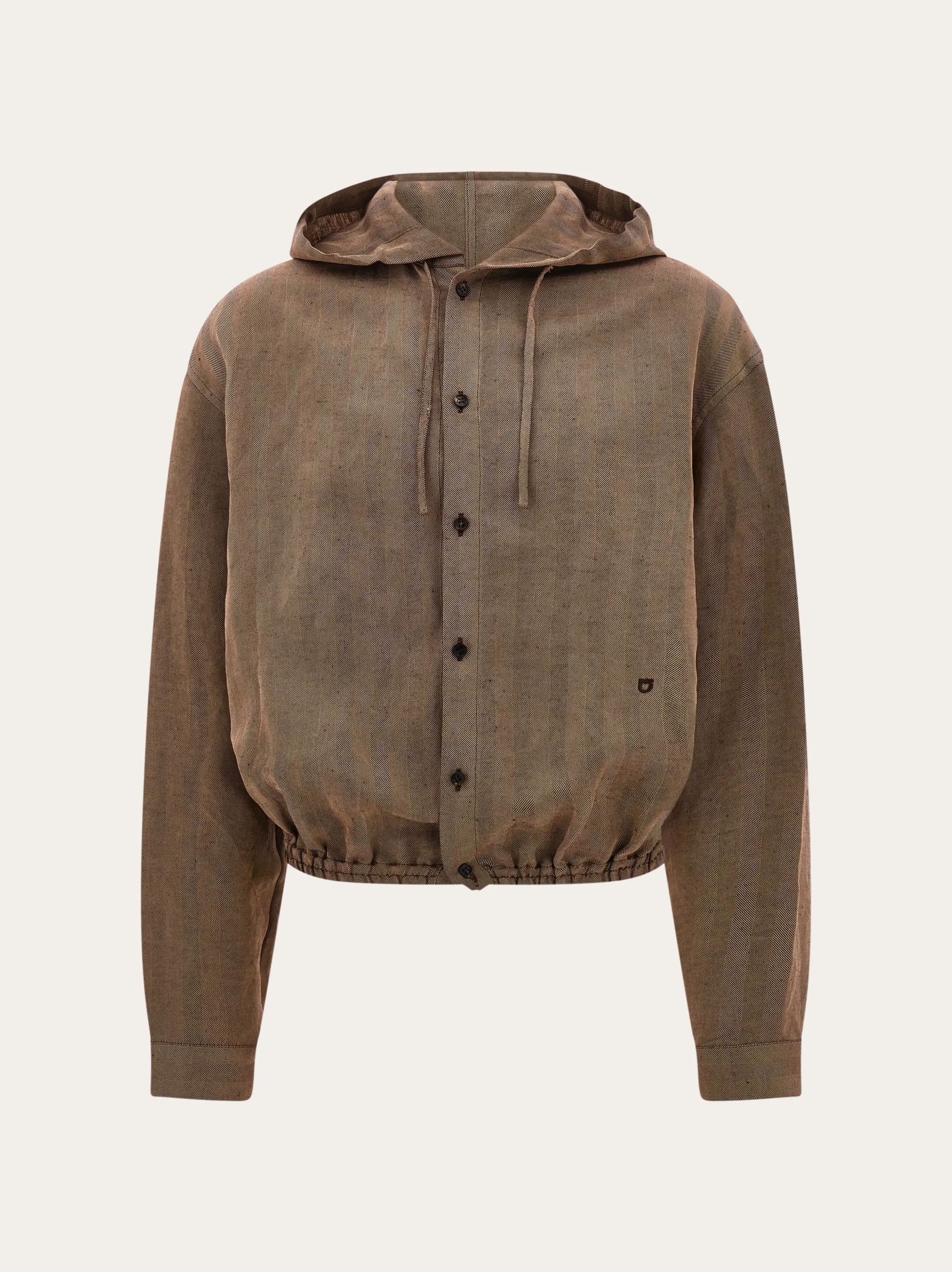 Hooded lightweight blouson - 1