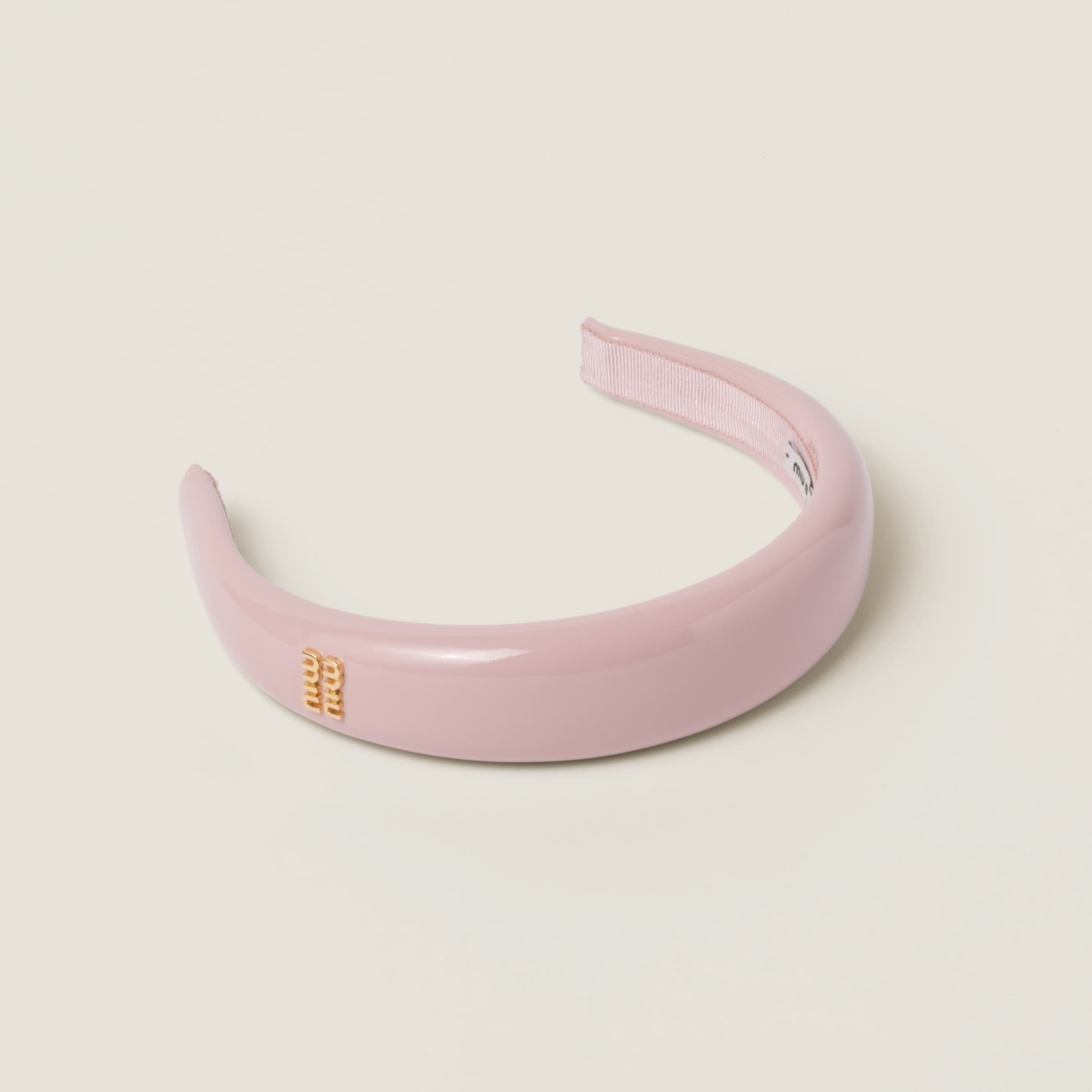 Patent leather headband - 1