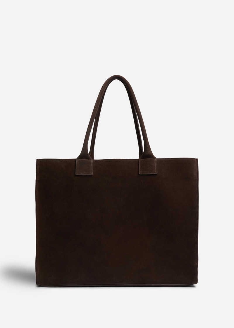 Large Tote Bag in Suede 1