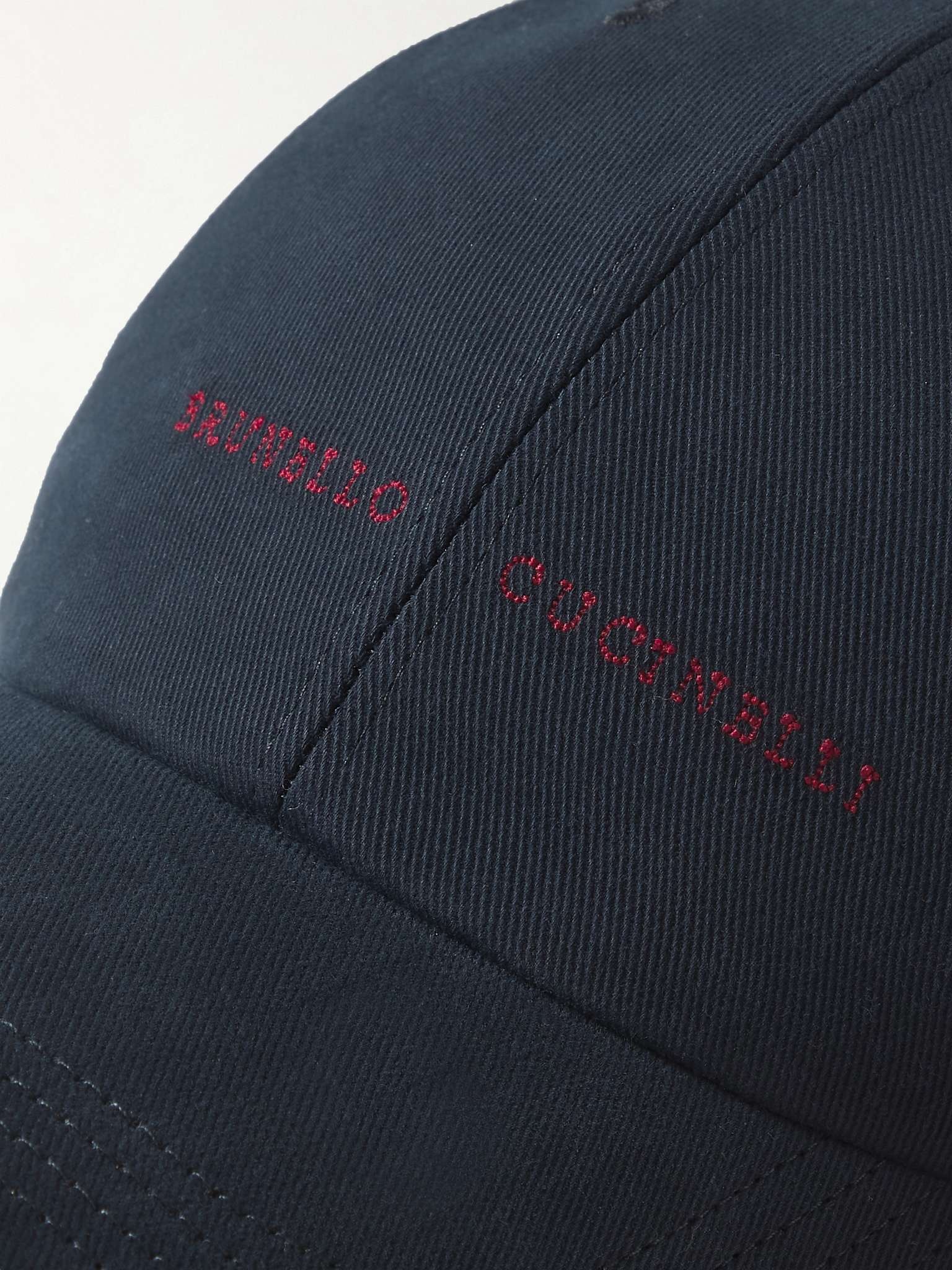 Logo-Embroidered Cashmere and Silk-Blend Baseball Cap - 4