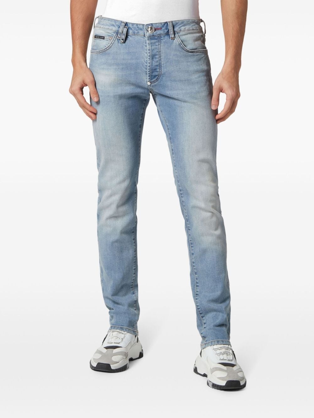 Skull slim-cut jeans - 2