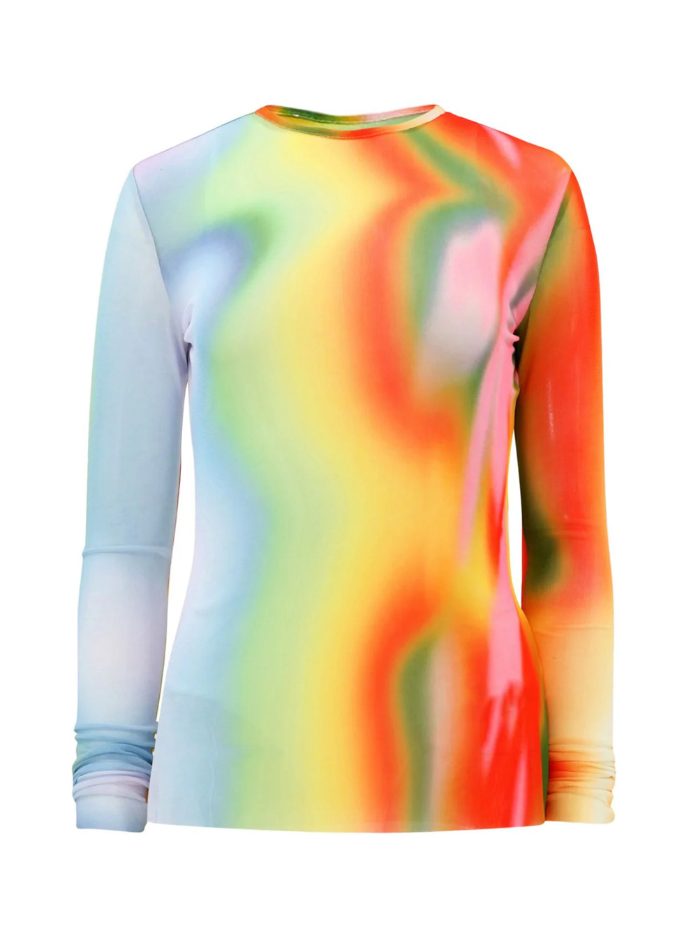 Rainbow Heatwave Mesh Top - 1