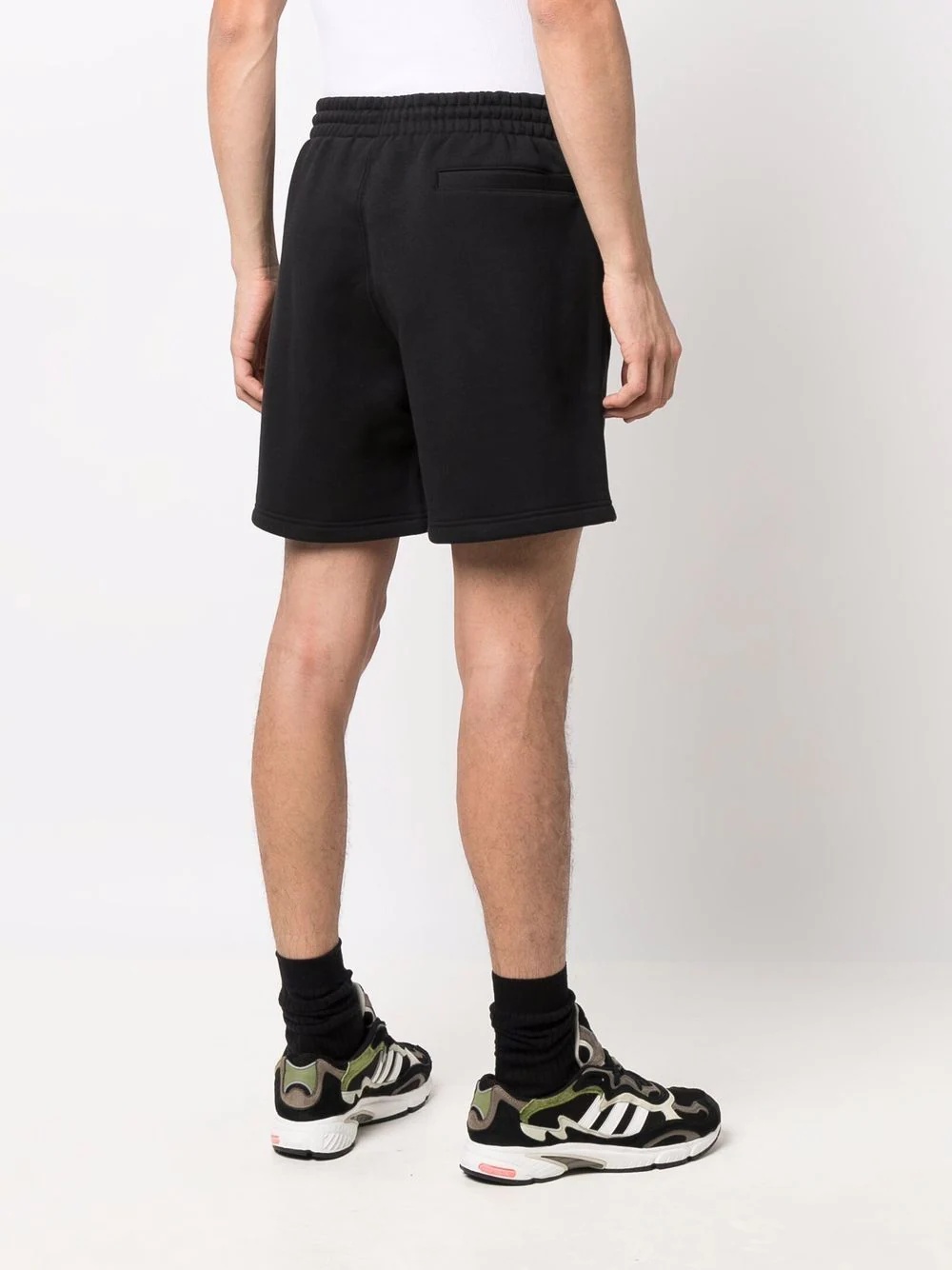 logo patch track shorts - 4