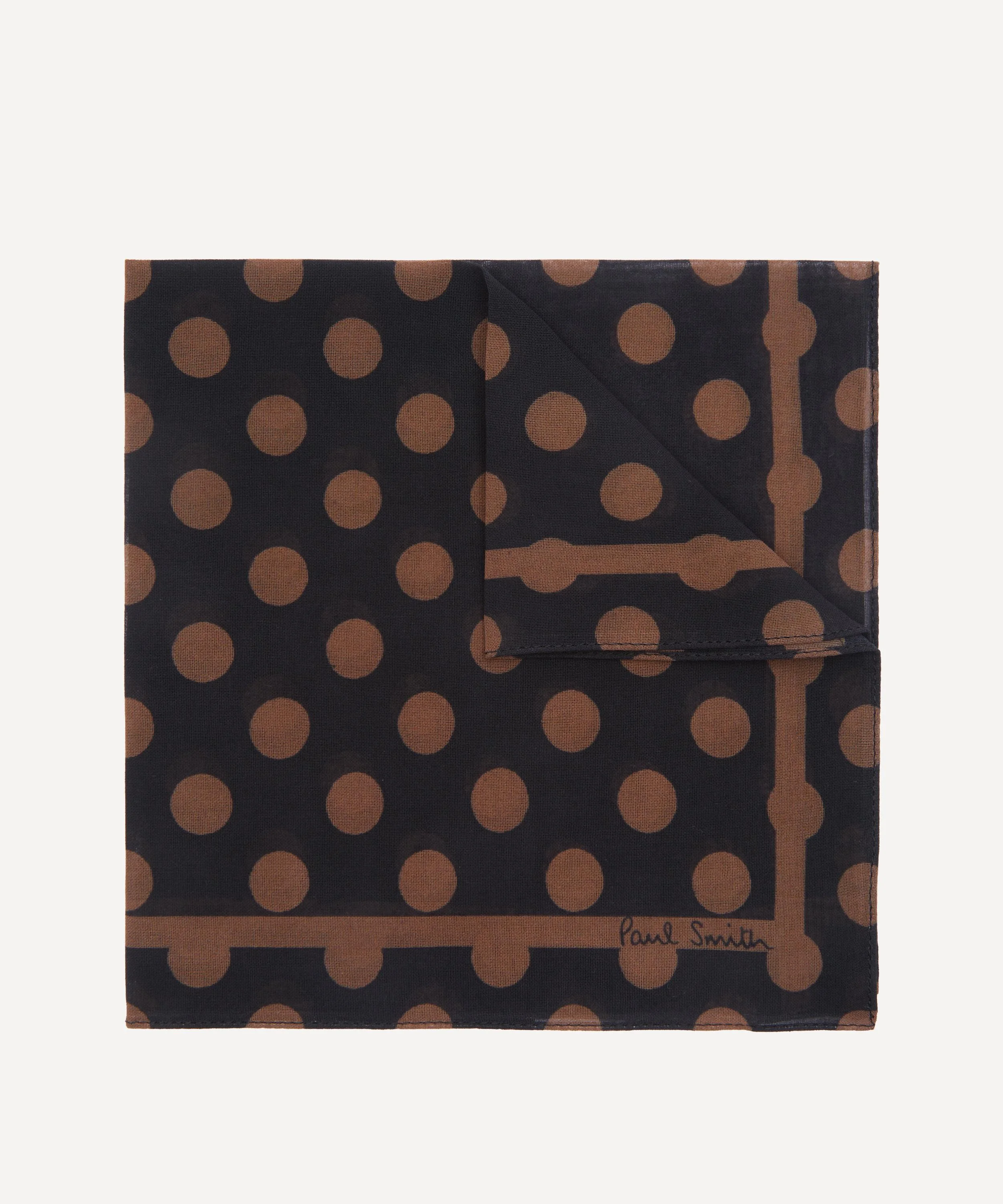 Polka Dot Cotton Pocket Square - 1