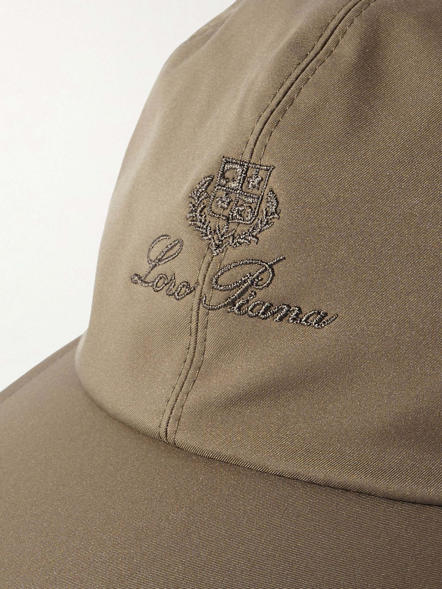 Logo-Embroidered Storm System® Shell Baseball Cap Beige - 4
