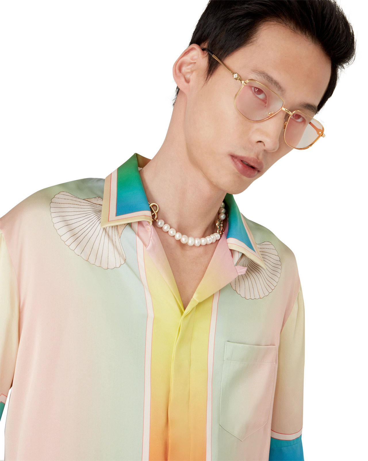 Lucid Dreams Silk Short Sleeve Shirt - 9
